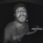 In Florida, another doorbell licker's spotted on camera