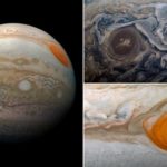 Oil painting swirls, raging storms and Jupiter's famous 'Great Red Spot': Stunning close-ups of the planet are captured by NASA'S Juno probe