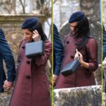 Meghan And Prince Harry Joins The Queen At Church Service For Zara Tindall's Ten Month Old Daughter