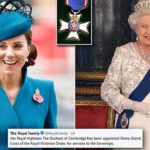 Boost for Kate on eve of Meghan's baby as she's made a Dame Grand Cross of the Royal Victorian Order