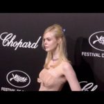 Elle Fanning at Chopard party at the Agora in Cannes