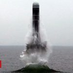 North Korea tests submarine-capable missile fired from sea