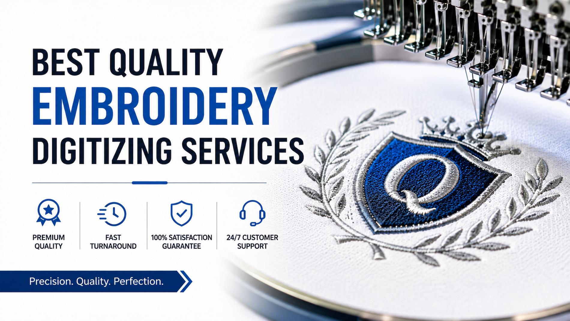 Best Quality Embroidery Digitizing Services