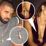 Drake shows the world he's head over heels for new love J-Lo as she steps out wearing his necklace