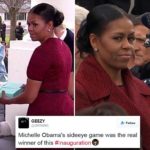 Twitter erupts over Michelle Obama's facial reactions at inauguration