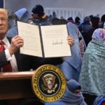 Donald Trump signs order to ban refugees from entering the country