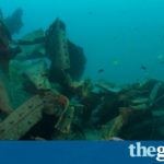 Images reveal three more Japanese WWII shipwrecks torn apart for scrap