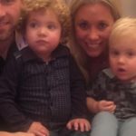 Heartbreaking moment footballer celebrates birthday with sons after wife's death