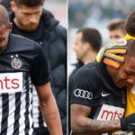 Footballer leaves Belgrade derby in tears after shocking racist abuse