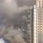 'Several trapped' after huge blaze engulfs multi-storey hotel