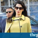Amal Clooney’s maternity wardrobe: more important than genocide?