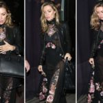 Abbey Clancy fails to crack a smile as she heads home after successful Britain's Next Top Model launch