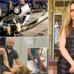 Doctors replant woman's arm after it was sliced off in a car crash