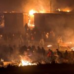 France migrants: Huge fire guts Grande-Synthe Dunkirk camp