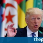 Trump vows to meet history great test by conquering extremism