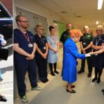 The Queen visits victims at Royal Manchester Children's Hospital