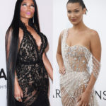 Nicki Minaj Seductively Licks Bella Hadid’s Neck At AmfAR Gala In Cannes: See Pic