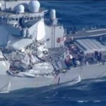 Seven US Navy crew missing after collision off Japan
