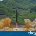 North Korea missile test a 'new threat to world', says US amid show of military force