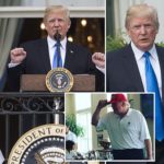 Trump and Melania host military families at the White House on July 4